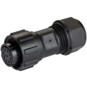 RS PRO Industrial Circular Connector 9 Contacts Cable Plug Female Threaded 400V 5A IP68 144-4184