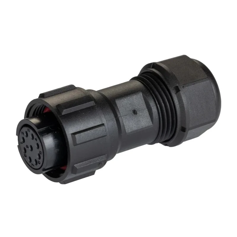 RS PRO Industrial Circular Connector 9 Contacts Cable Plug Female Threaded 400V 5A IP68 144-4184