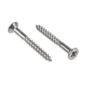 RS PRO Pozidriv Countersunk Stainless Steel Wood Screw Metric Thread 25 mm Length 144-3526