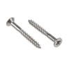 RS PRO Pozidriv Countersunk Stainless Steel Wood Screw Metric Thread 25 mm Length 144-3526