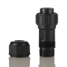 RS PRO Circular Connector, 2 Contacts, Cable Mount Plug, Male, IP68, 500V, 10A, Threaded Mating, Polyamide 66 144-4186