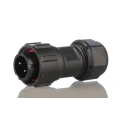 RS PRO Circular Connector, 2 Contacts, Cable Mount Plug, Male, IP68, 500V, 10A, Threaded Mating, Polyamide 66 144-4186