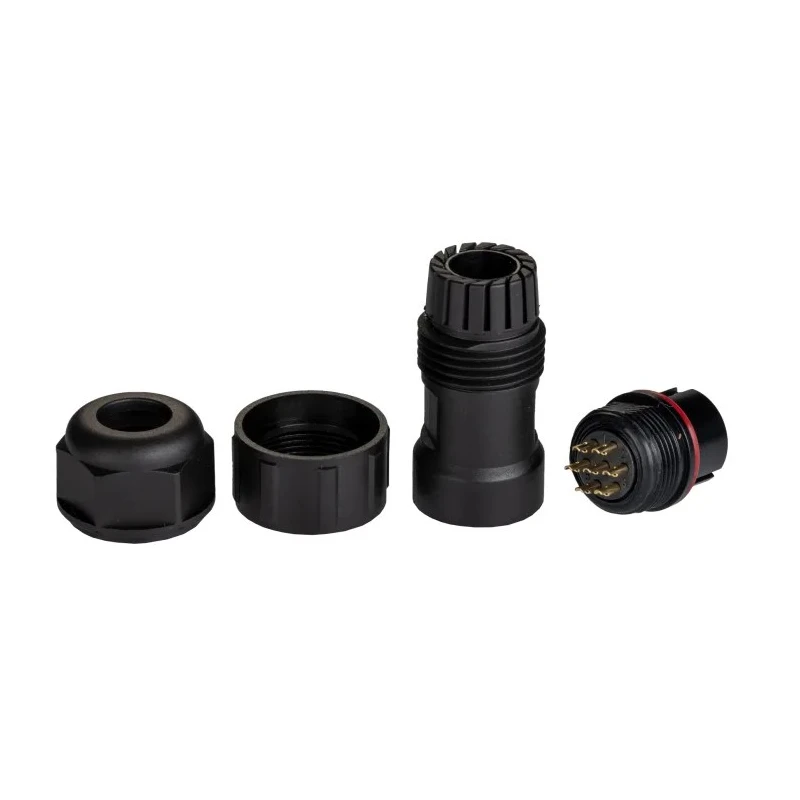 RS PRO Circular Connector 7 Contacts Cable Standard Plug Male IP68 400V 5A 144-4190