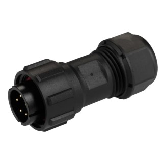 RS PRO Circular Connector 5 Contacts Cable Standard Plug Male IP68 500V 5A 17 mm Shell Size 144-4189
