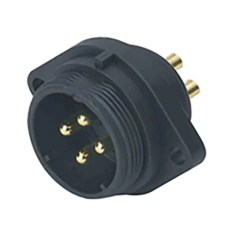 RS PRO Circular Connector 12 Contacts Flange Mount Socket Male 400V IP68 144-4210