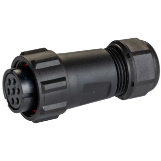 RS PRO Circular Connector 7 Contacts Cable Plug Female IP68 500V 15A Threaded 144-4211