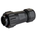 RS PRO Industrial Circular Connector 12 Contacts Cable Plug Male Threaded 400V IP68 144-4216