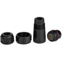 RS PRO Industrial Circular Connector 12 Contacts Cable Plug Male Threaded 400V IP68 144-4216