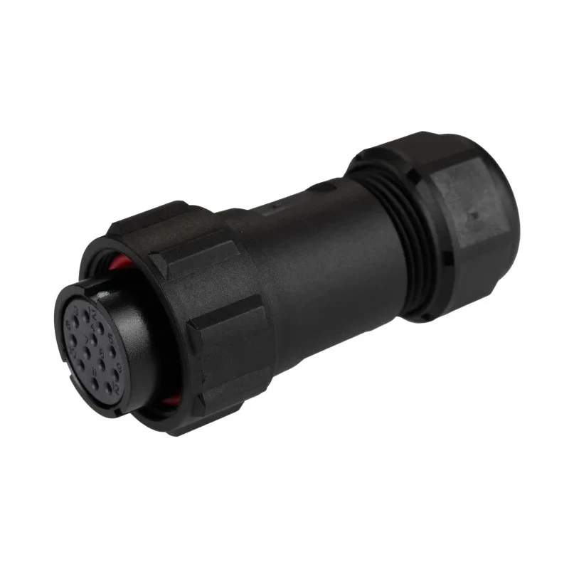 RS PRO Industrial Circular Connector Cable Plug 12 Contacts Female Threaded IP68 400V 5A 144-4213
