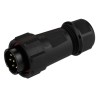 RS PRO Industrial Circular Connector Cable Plug Male 7 Contacts 15A 500V IP68 Threaded Shell 21 mm 144-4214