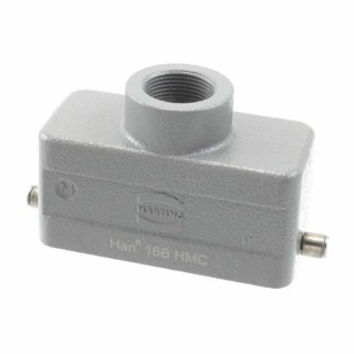 HARTING Heavy Duty Power Connector Hood Die Cast Aluminium IP65 Cable Mount Thread M25 x 1.5 19302161441