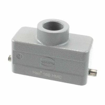 HARTING Heavy Duty Power Connector Hood Die Cast Aluminium IP65 Cable Mount Thread M25 x 1.5 19302161441