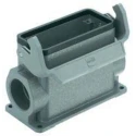 HARTING 1930 Range Heavy Duty Power Connector Housing 1 Lever Cable Mount Die Cast Aluminium IP65 19302240292