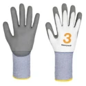 Honeywell Safety VERTIGO White Polyurethane Coated Work Gloves, Size 10, Abrasion Resistant 2318770/w-10