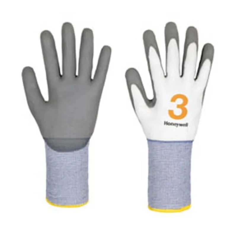 Honeywell Safety VERTIGO White Polyurethane Coated Work Gloves, Size 10, Abrasion Resistant 2318770/w-10
