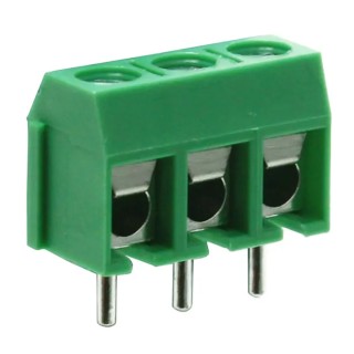 RS PRO PCB Terminal Block 3-Contact 5 mm Pitch Through Hole 1 Row 144-4048