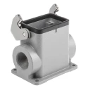 HARTING 1930 Range Heavy Duty Power Connector Housing 1 Lever, Die Cast Aluminium, IP65, Thread Size M25 x 1.5 19302060291