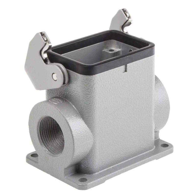 HARTING 1930 Range Heavy Duty Power Connector Housing 1 Lever, Die Cast Aluminium, IP65, Thread Size M25 x 1.5 19302060291