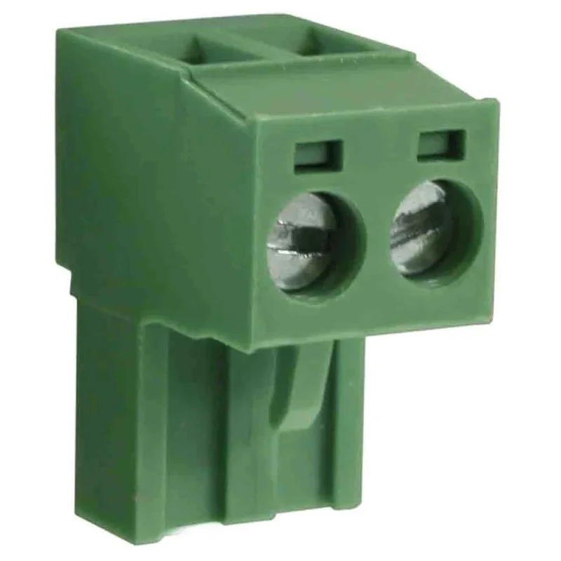 RS PRO Pluggable Terminal Block 2-Contact 5 mm Pitch 1 Row 450V 15A Polyamide 66 Housing 144-4049