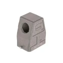 HARTING Heavy Duty Power Connector Hood, Die Cast Aluminium Body, IP65, 1 Lever Locking, Series 1930, Model 19302060546
