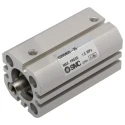 SMC Pneumatic Compact Cylinder 20mm Bore, 25mm Stroke, Aluminium Alloy Body, Double Acting, Through Hole Mount CD55B20-25