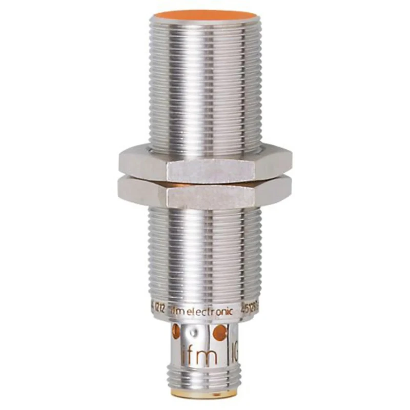 ifm electronic Threaded Barrel Inductive Proximity Sensor M18 x 1, PNP/NPN Output, 3V Supply, 7.5 mm Detection, 30 V IG6615