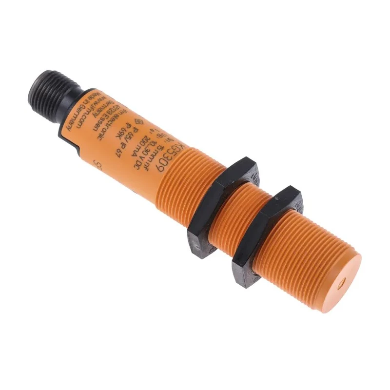 ifm electronic Threaded Barrel Capacitive Proximity Sensor KG 30 mm, M18 x 1 PNP 22mA 30V dc KG5309