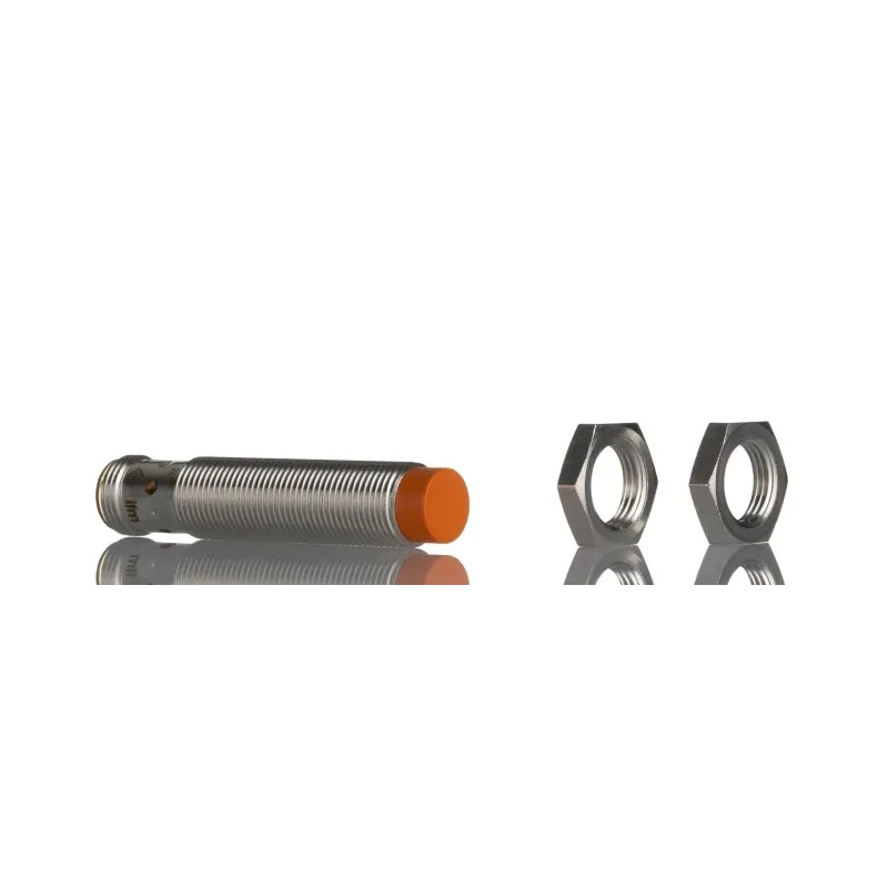 ifm electronic Threaded Barrel Inductive Proximity Sensor M12 x 1 PNP/NPN 3V 7 mm 30 V dc 10mA IF6124