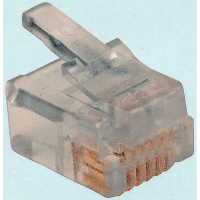 Bel-Stewart 937-SP Series RJ25 Male Modular Jack 1 Port 6 Way Unshielded Cable Connector RJ25