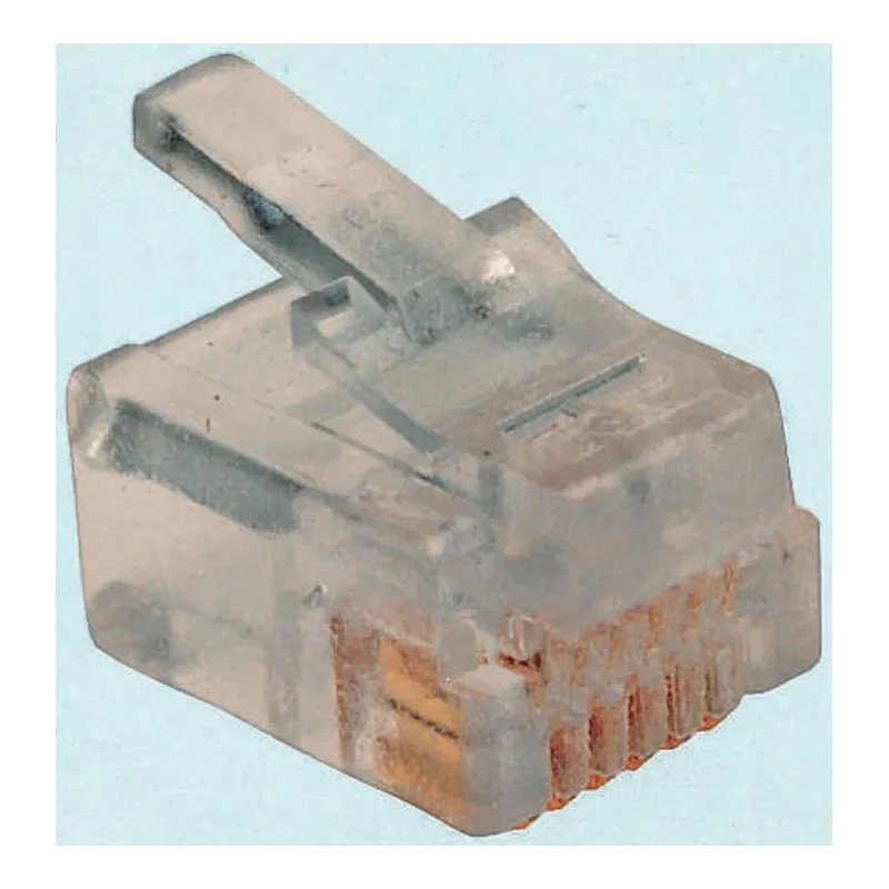 Bel-Stewart 937-SP Series RJ25 Male Modular Jack 1 Port 6 Way Unshielded Cable Connector RJ25