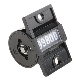 Hengstler 5 Digit Flush Mount Counter with 4.2mm Digit Height, Non-Resettable, Top Coming Count Direction, Model 0 309 509