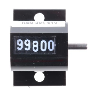 Hengstler 5 Digit Surface Mount Mechanical Stroke Counter 301/309 Series 0 301 510