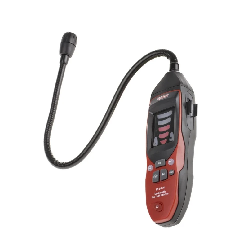 RS PRO Handheld Gas Detector with Audible Alarm LED Display Lithium-ion Battery Model 144-5342