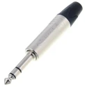 Neutrik Jack Connector 6.35 mm Cable Male 3 Stereo 3A Solder NP3X