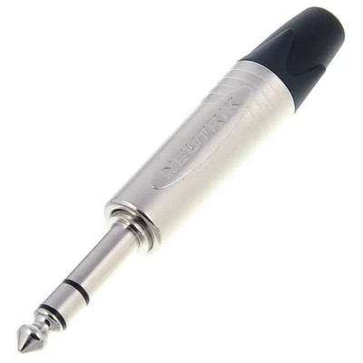 Neutrik Jack Connector 6.35 mm Cable Male 3 Stereo 3A Solder NP3X