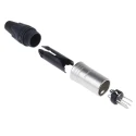 Neutrik Cable XLR Connector, Straight, 50V Male, 6 Way, Silver over Nickel Plating NC6MXX