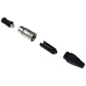 RS PRO Cable XLR Connector, Straight Female, 50V, 7 Contacts, Silver over Nickel Plating NC7FXX