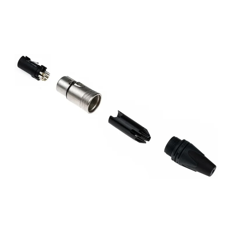 RS PRO Cable XLR Connector, Straight Female, 50V, 7 Contacts, Silver over Nickel Plating NC7FXX