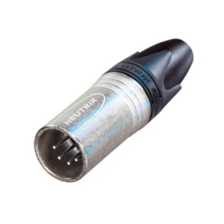 Neutrik XLR Connector Cable, Straight, 5 Contacts, Male, Silver over Nickel Plating, 50V NC5MXX
