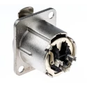 RS PRO Panel XLR Connector, Straight 3-Way Female, 50V, Silver over Nickel Plating NC3FD-LX