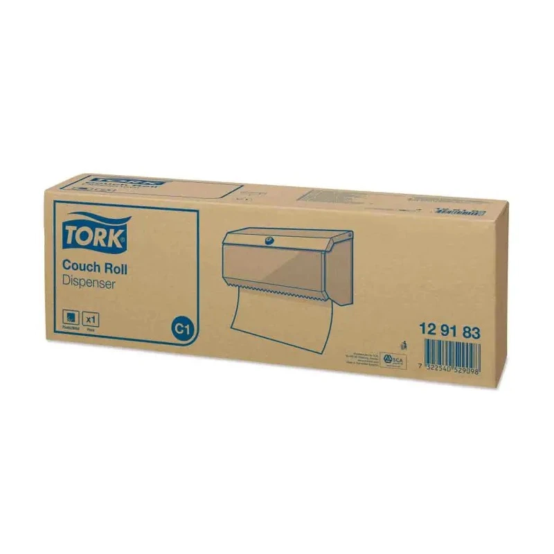 Tork Metal White Wall Mount Paper Towel Dispenser 560 mm x 160 mm x 155 mm 129183