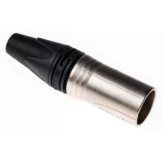 Neutrik Cable XLR Connector, Straight, 7 Contacts, 50V, Male, Silver over Nickel Plating NC7MXX