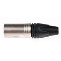 Neutrik Cable XLR Connector, Straight, 7 Contacts, 50V, Male, Silver over Nickel Plating NC7MXX