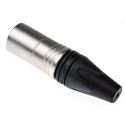 Neutrik Cable XLR Connector, Straight, 7 Contacts, 50V, Male, Silver over Nickel Plating NC7MXX