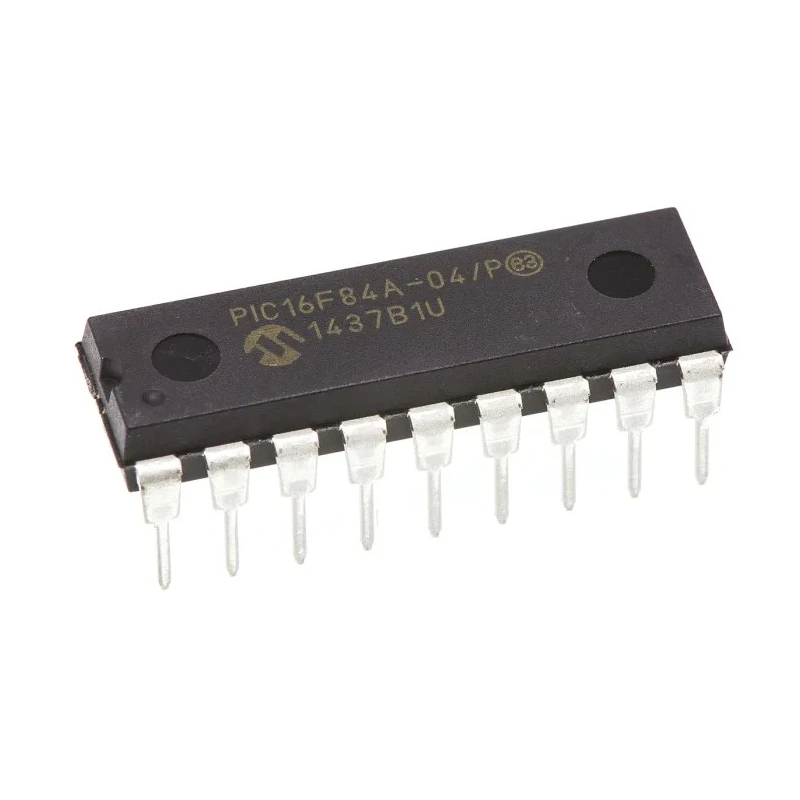 Microchip 8-Bit PIC16F84A 4 MHz Flash Microcontroller 18-Pin PDIP PIC16F84A-04/P
