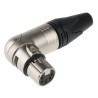 Neutrik Cable XLR Connector Right Angle Female 5 Contacts 50V AC 7.5A Silver over Nickel NC5FRX