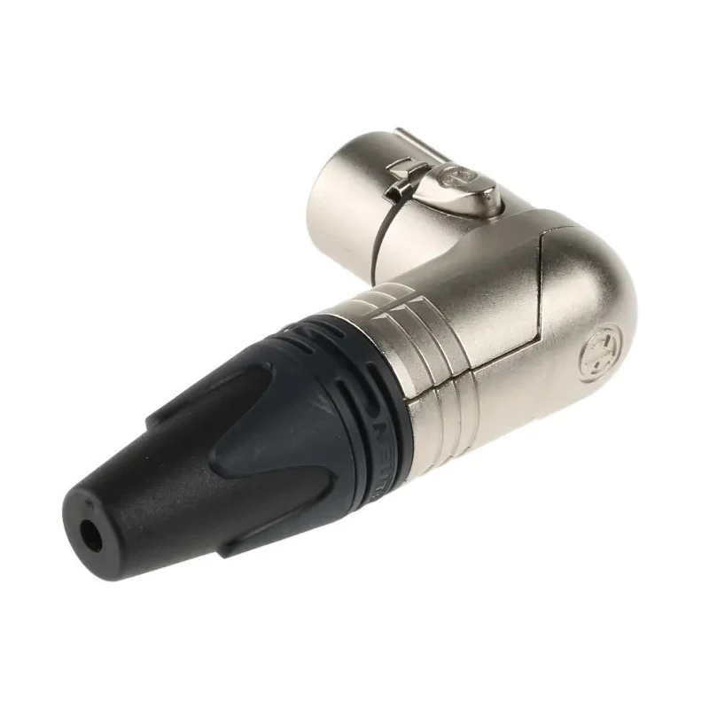 Neutrik Cable XLR Connector Right Angle Female 5 Contacts 50V AC 7.5A Silver over Nickel NC5FRX