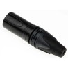 RS PRO Cable XLR Connector, Straight, 50V Male, 3 Way, Silver Plating NC3MXX-BAG