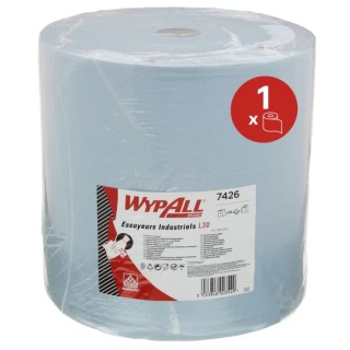 WYPALL L30 General Clean Blue 3-Ply Industrial Paper Towel Roll, 380 x 330 mm, 670 Sheets 7426