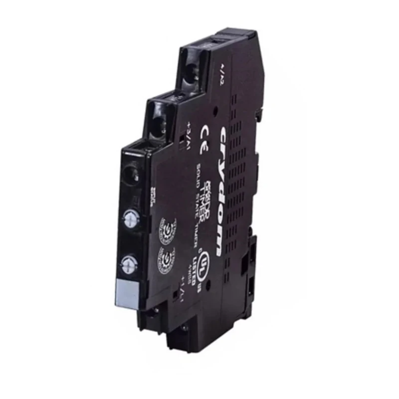 Crydom OneDR Series DIN Rail Timer Relay, 2-Contact, SPST, 180 to 280 V DC, 12 V AC, 24 V AC, 0.1 s to 100 h DRTC24D06